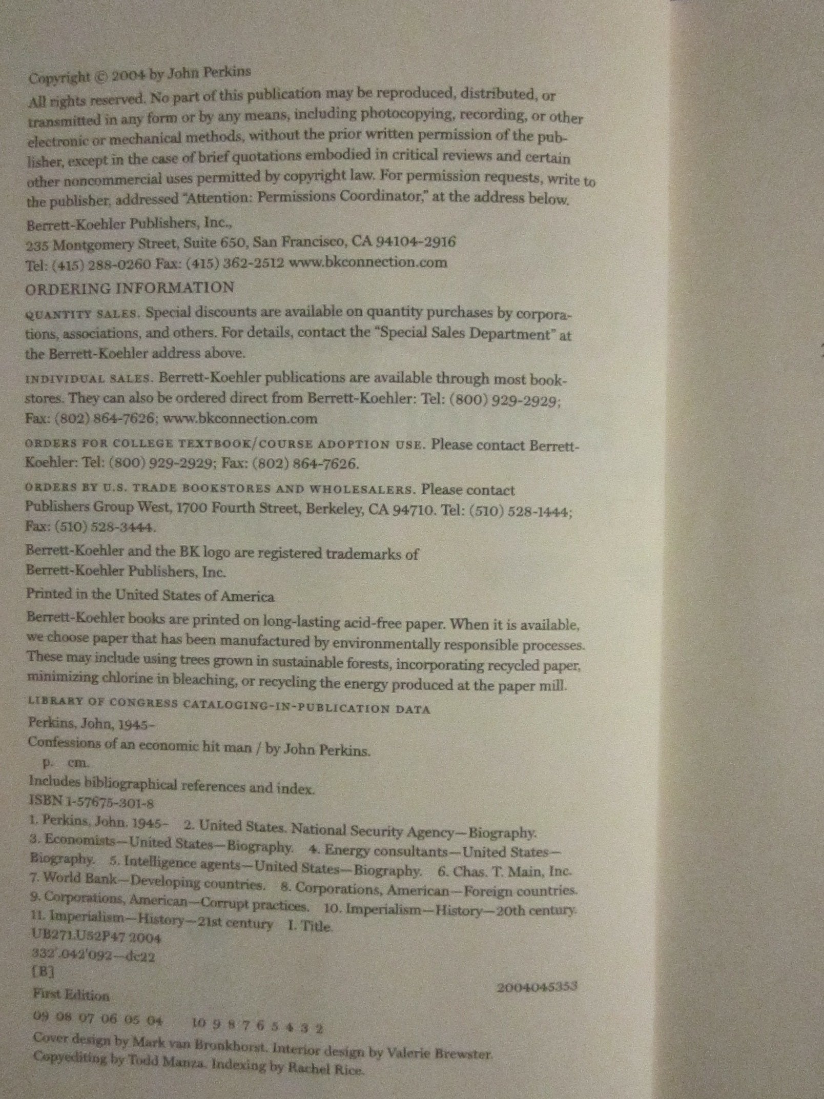 Confessions of an Economic Hit Man