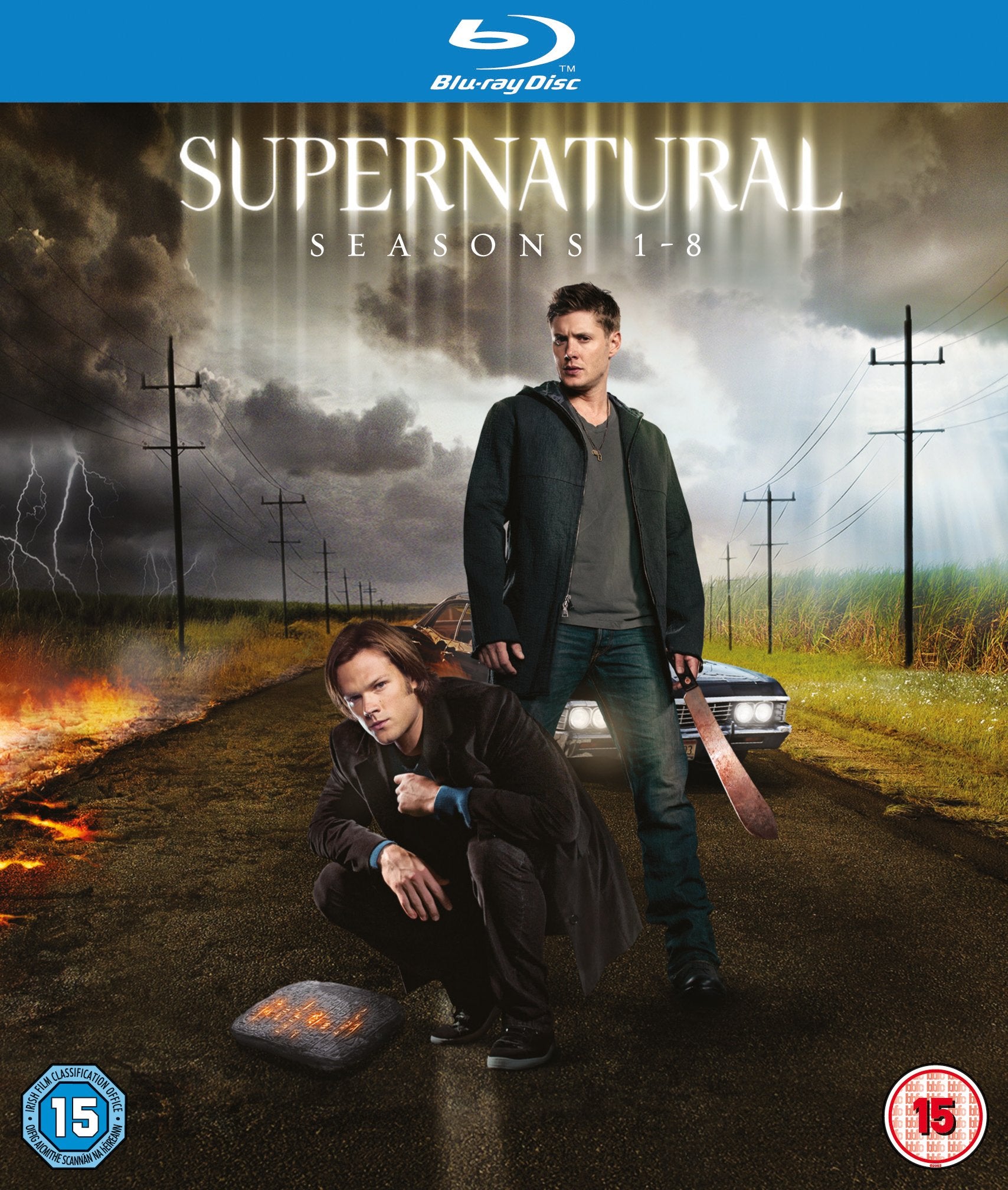 Supernatural (Seasons 1-8) - 31-Disc Box Set ( Super natural ) [ Blu-Ray, Reg.A/B/C Import - United Kingdom ]