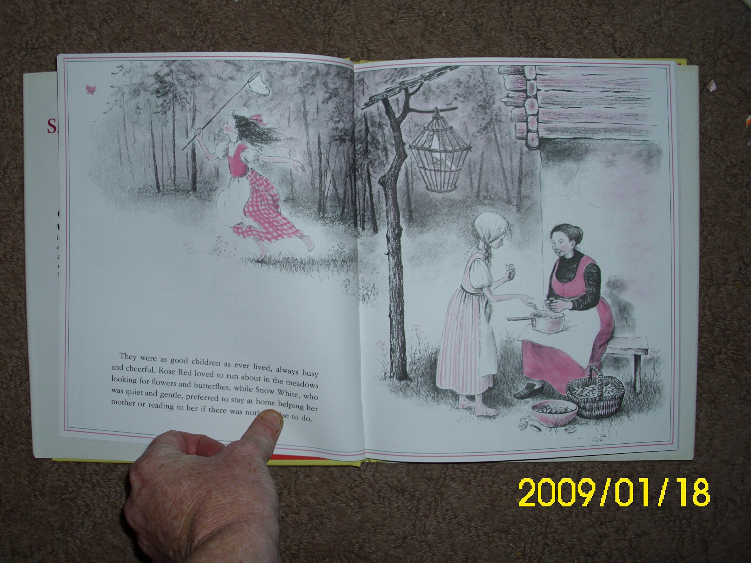 Snow White and Rose Red: Story by the Brothers Grimm