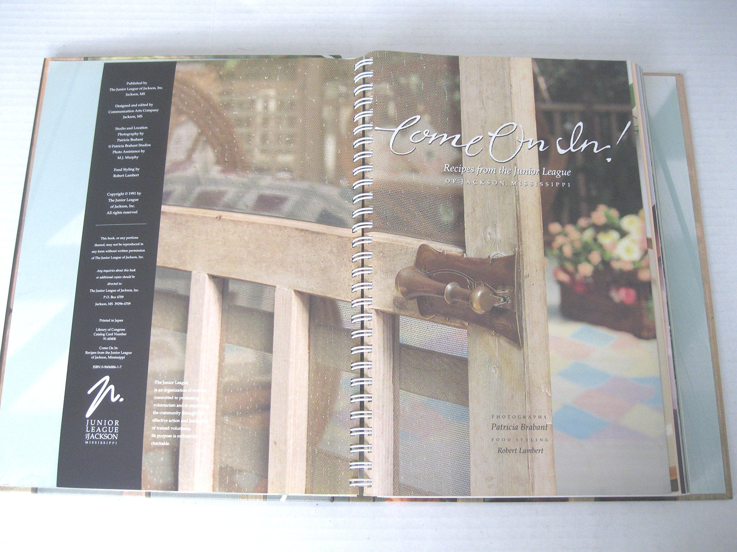 Come on in: Recipes from the Junior League of Jackson, Mississippi