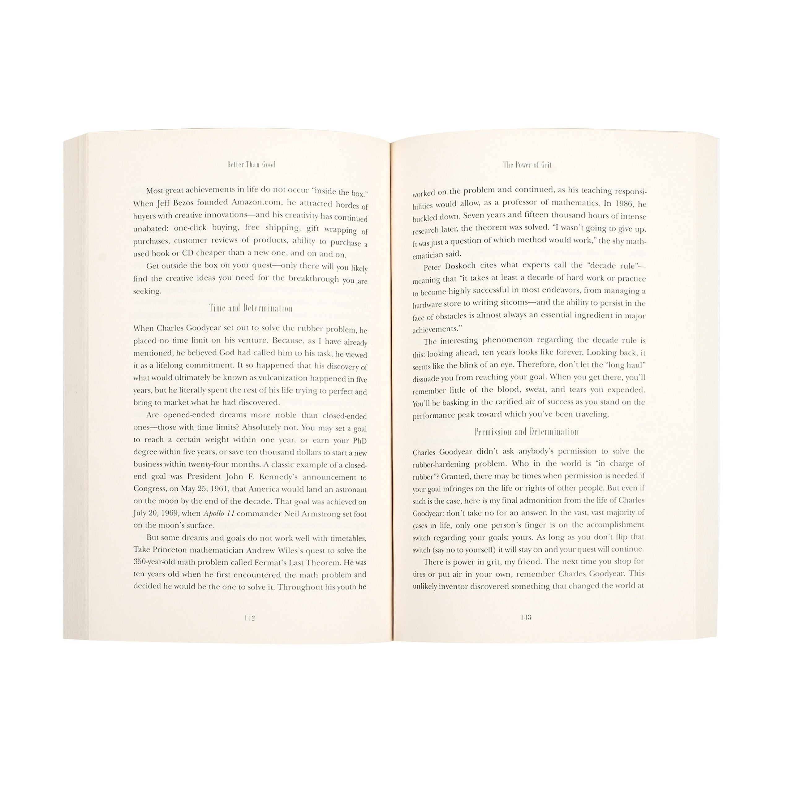 Better Than Good: Creating a Life You Can't Wait to Live