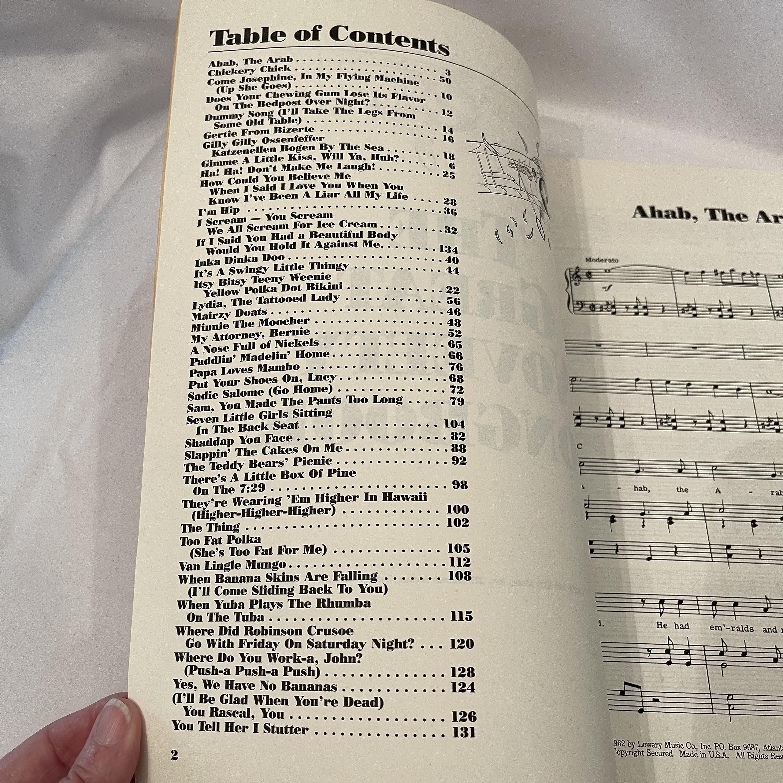 The Great Novelty Songbook: The Silliest, Funniest, Wackiest, Nuttiest Songs Ever Written in One Wild Collection/Sf-0206