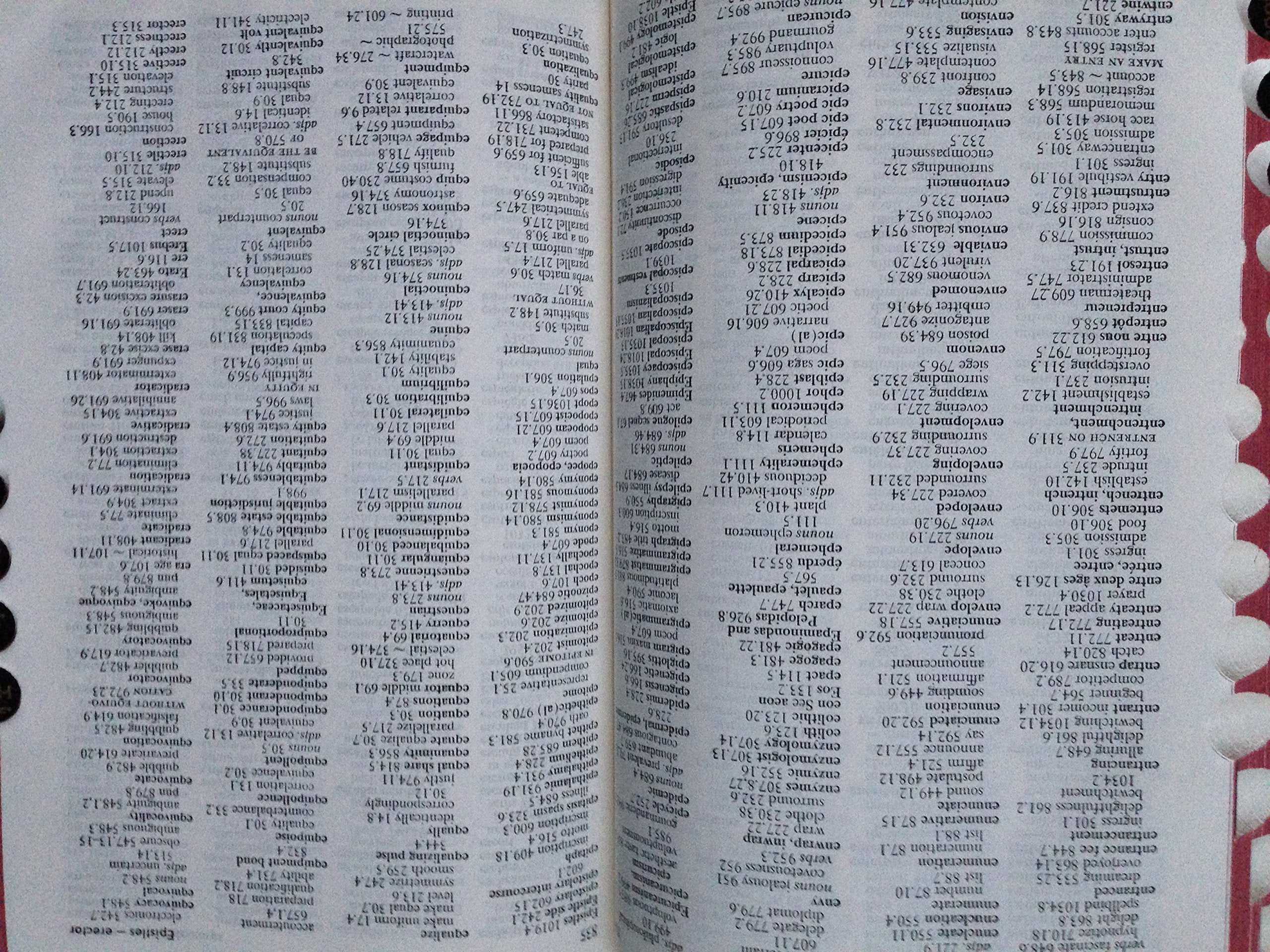 Roget's International Thesaurus (Thumb-Indexed)