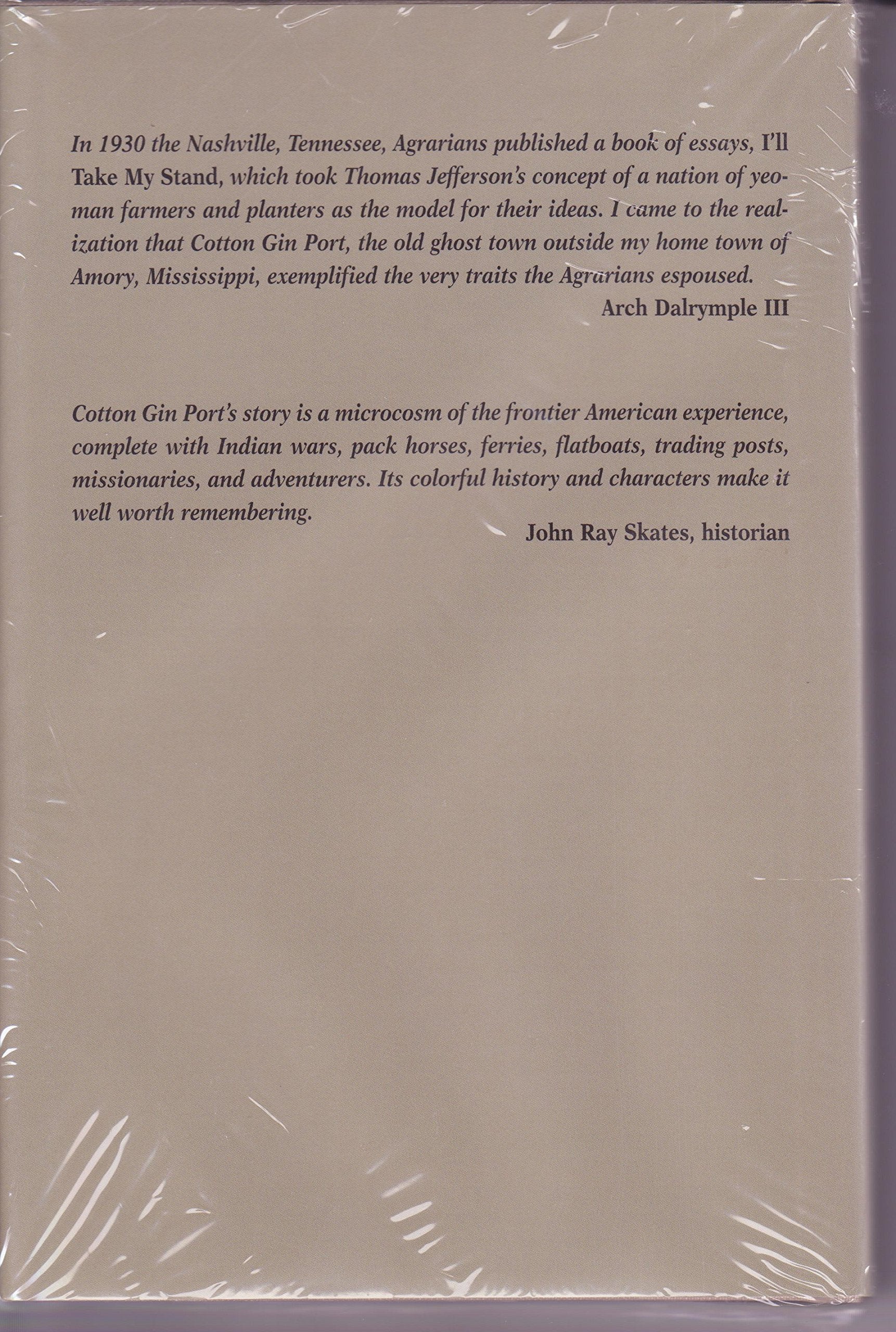 Cotton Gin Port: A Frontier Settlement on the Upper Tombigbee