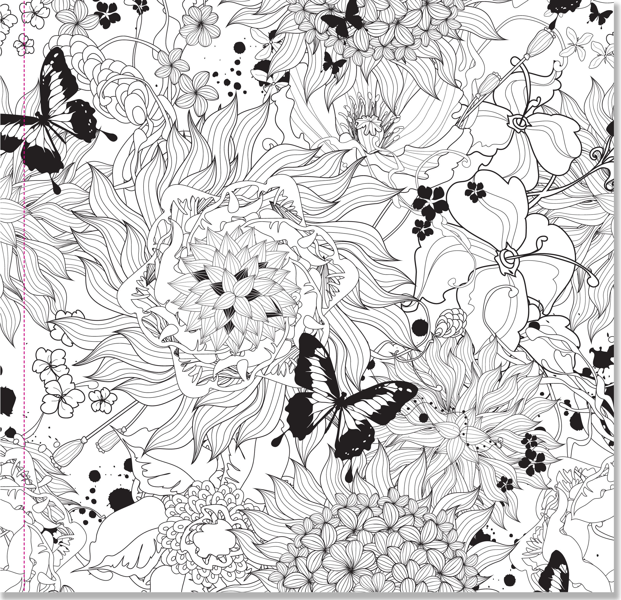 Butterfly Designs Adult Coloring Book (31 stress-relieving designs) (Studio)