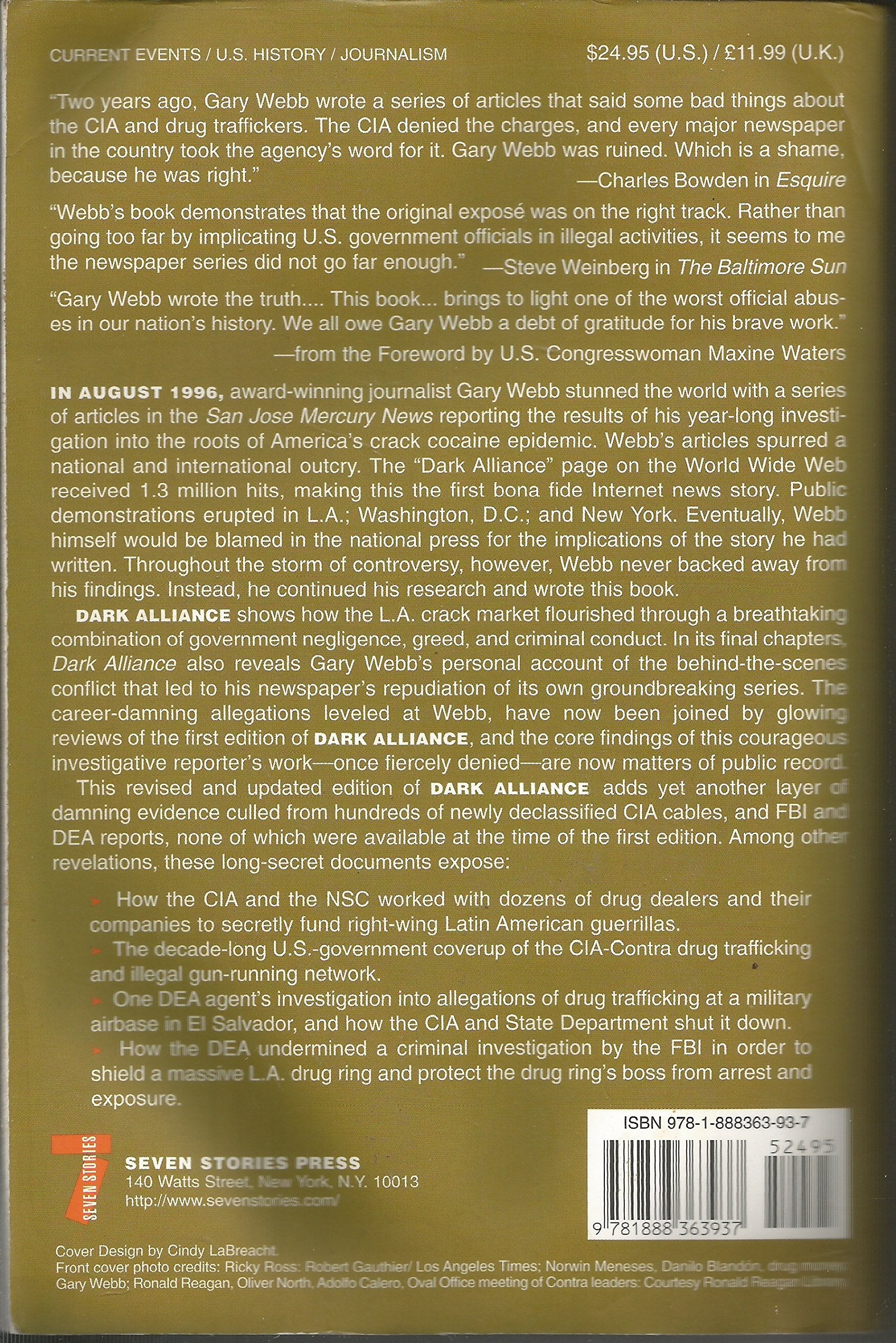 Dark Alliance: The CIA, the Contras, and the Crack Cocaine Explosion