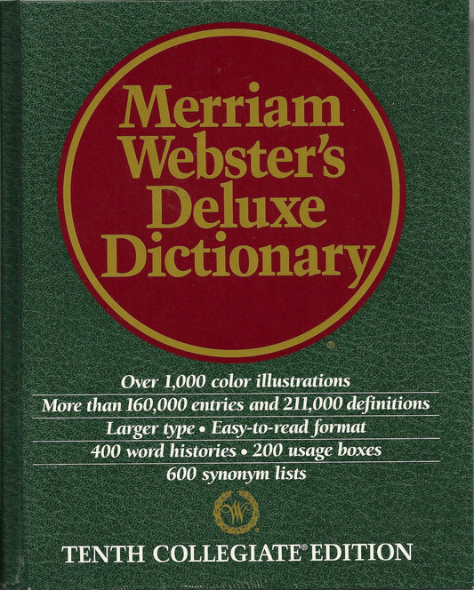 Dic Merriam Websters Deluxe Dictionary [Hardcover] MerriamWebster