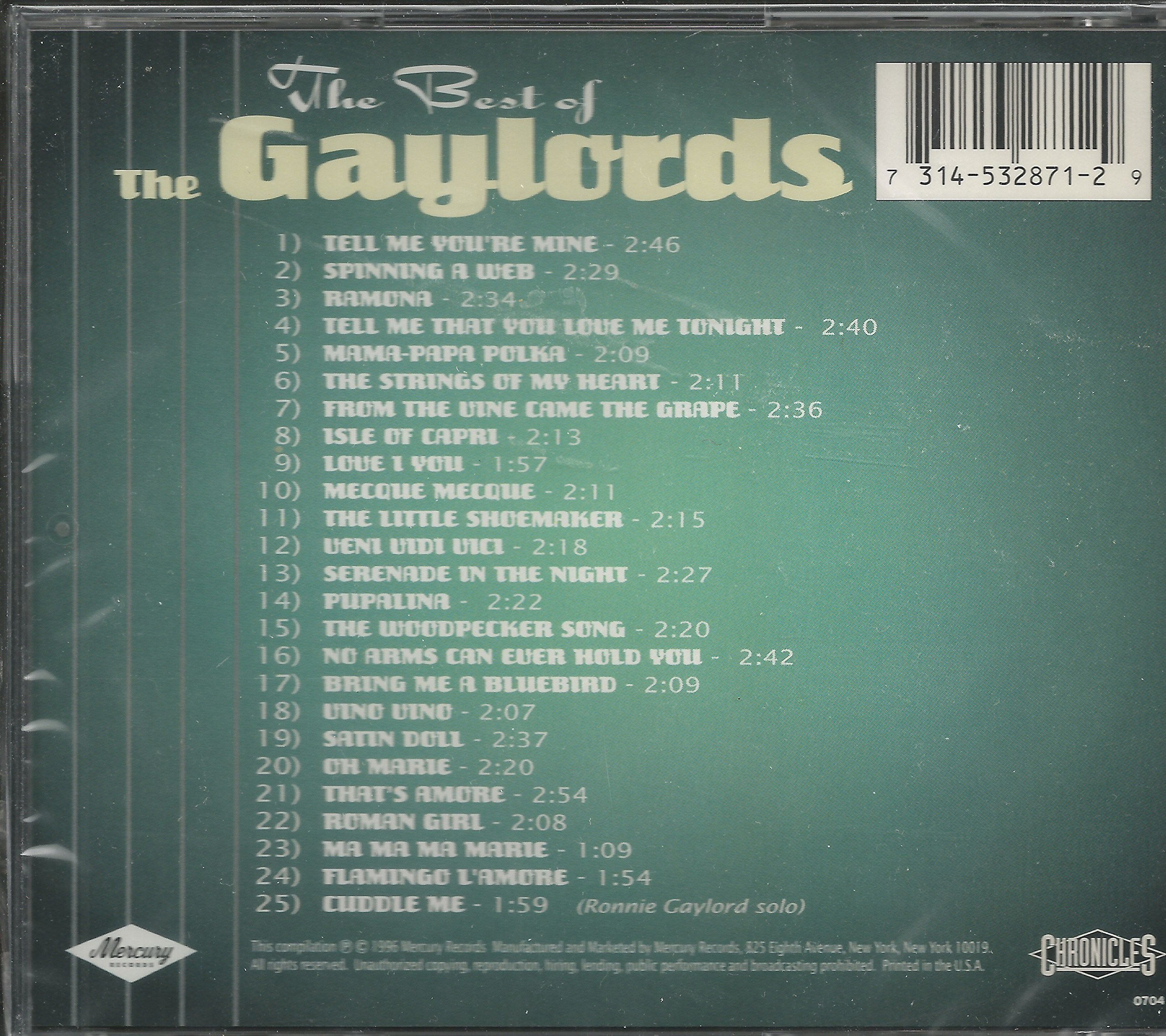 The Best of The Gaylords: The Mercury Years