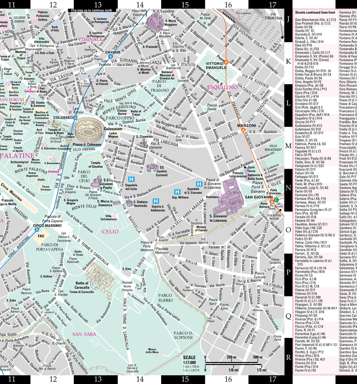 Google Street Map Rome Streetwise Rome Map - Laminated City Center Street Map of Rome, Italy