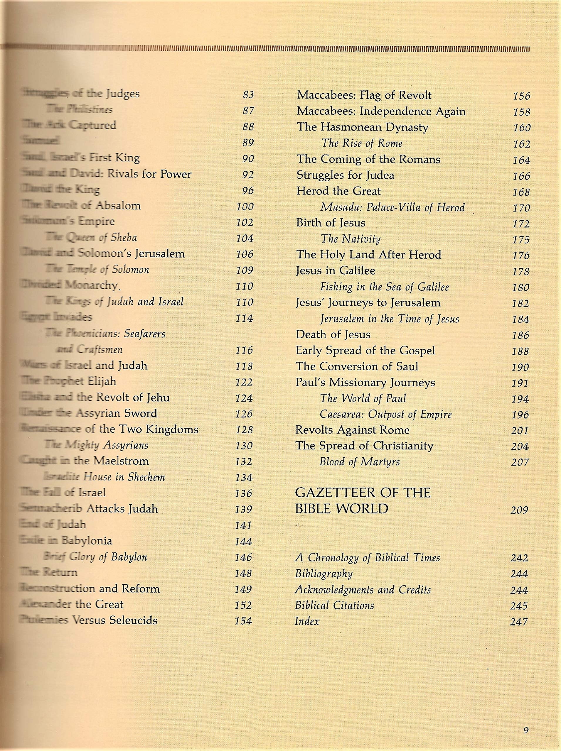 Atlas of the Bible: An Illustrated Guide to the Holy Land (Readers Digest)